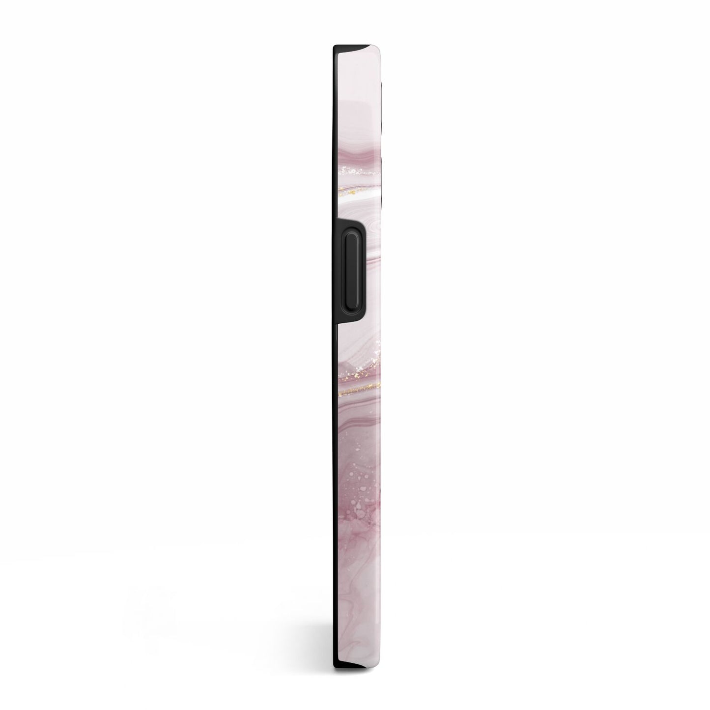 Pink Marble iPhone 13 Pro Side Image 3D Tough Case