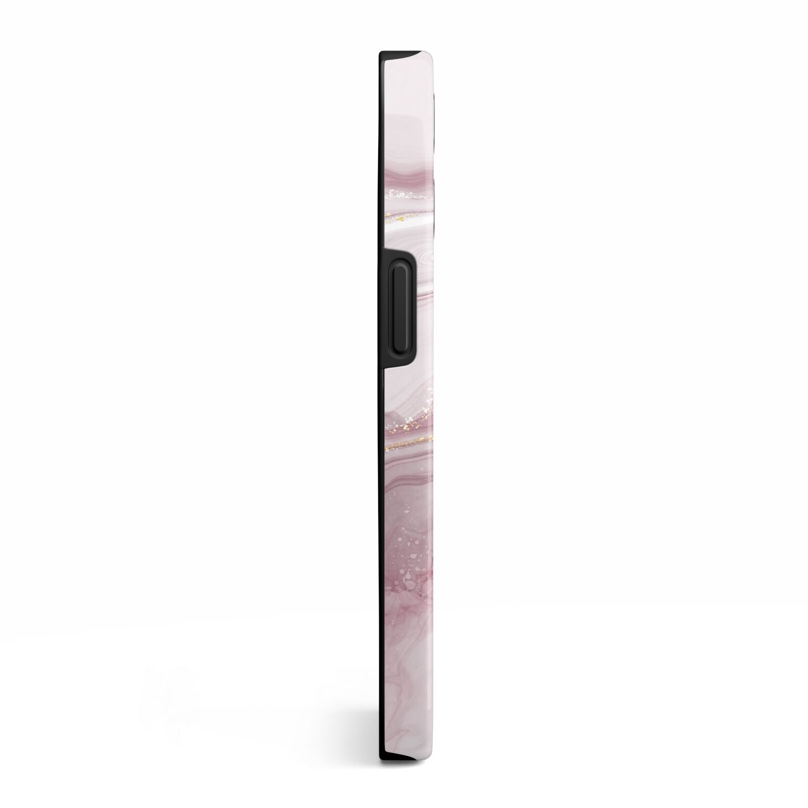 Pink Marble iPhone 13 Pro Side Image 3D Tough Case