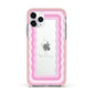 Pink Mirror Quote Apple iPhone 11 Pro in Silver with Pink Impact Case
