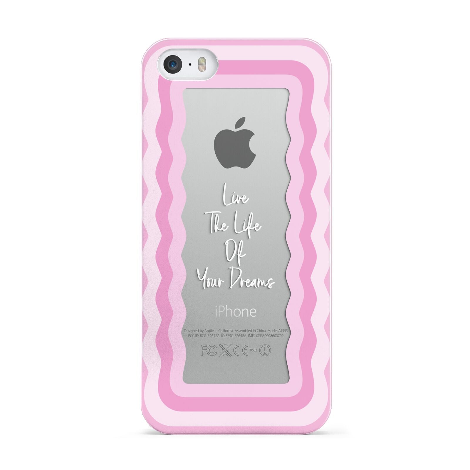 Pink Mirror Quote Apple iPhone 5 Case