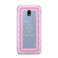 Pink Mirror Quote Samsung Galaxy J3 2017 Case