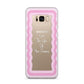 Pink Mirror Quote Samsung Galaxy S8 Plus Case