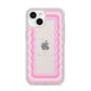 Pink Mirror Quote iPhone 14 Clear Tough Case Starlight