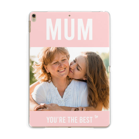 Pink Mothers Day Photo Apple iPad Gold Case