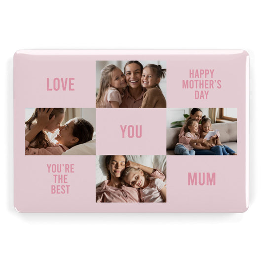 Pink Mothers Day Photo Collage Apple MacBook Case