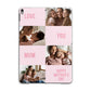 Pink Mothers Day Photo Collage Apple iPad Grey Case