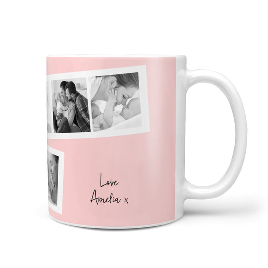 Pink Mothers Day Photo Strips 10oz Mug