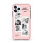 Pink Mothers Day Photo Strips Apple iPhone 11 Pro in Silver with Pink Impact Case