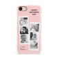 Pink Mothers Day Photo Strips Apple iPhone 7 8 3D Snap Case