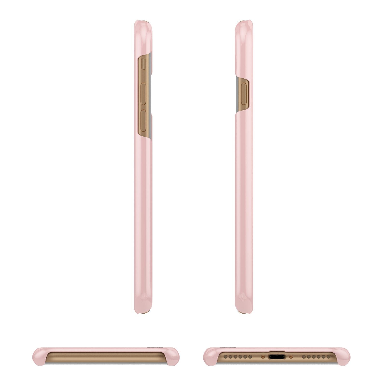 Pink Mothers Day Photo Strips Apple iPhone 7 8 3D Wrap Snap Case Angled Images