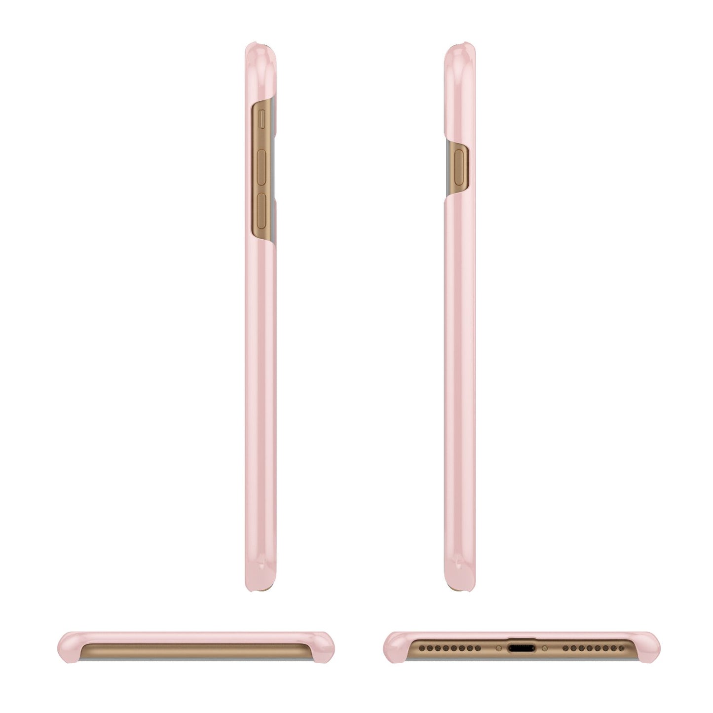 Pink Mothers Day Photo Strips Apple iPhone 7 Plus 3D Wrap Snap Case Angled Images