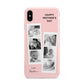 Pink Mothers Day Photo Strips Apple iPhone Xs Max 3D Tough Case