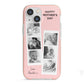 Pink Mothers Day Photo Strips iPhone 13 Mini TPU Impact Case with Pink Edges