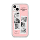 Pink Mothers Day Photo Strips iPhone 14 Plus Glitter Tough Case Starlight