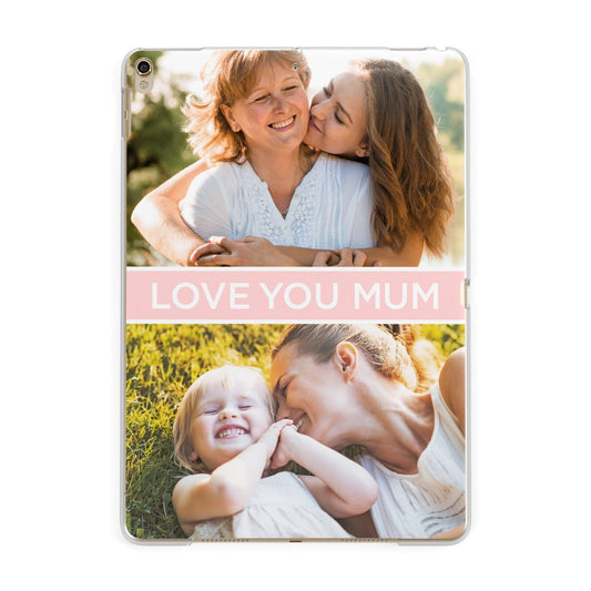 Pink Mothers Day Photos Apple iPad Gold Case