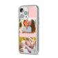 Pink Mothers Day Photos iPhone 14 Pro Max Glitter Tough Case Silver Angled Image