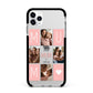 Pink Mum Photo Tiles Apple iPhone 11 Pro Max in Silver with Black Impact Case