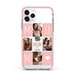 Pink Mum Photo Tiles Apple iPhone 11 Pro in Silver with Pink Impact Case