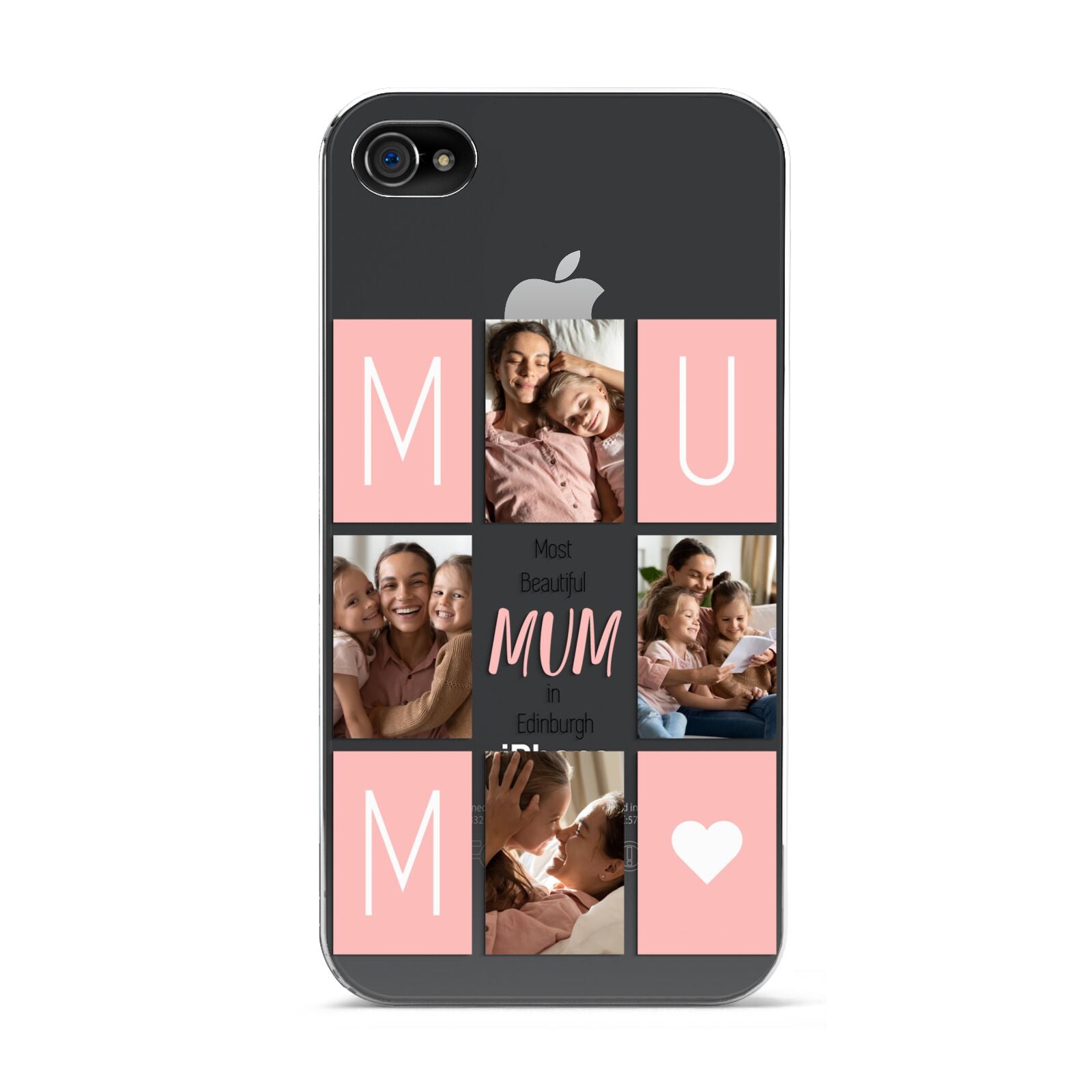 Pink Mum Photo Tiles Apple iPhone 4s Case