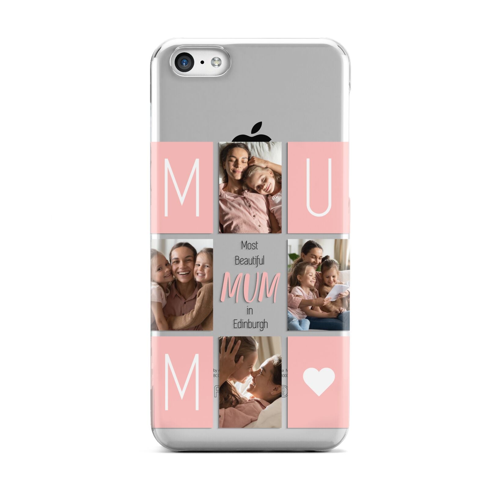 Pink Mum Photo Tiles Apple iPhone 5c Case
