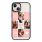 Pink Mum Photo Tiles iPhone 13 Black Impact Case on Silver phone
