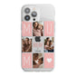 Pink Mum Photo Tiles iPhone 13 Pro Max TPU Impact Case with White Edges