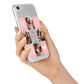 Pink Mum Photo Tiles iPhone 7 Bumper Case on Silver iPhone Alternative Image