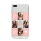 Pink Mum Photo Tiles iPhone 8 Plus Bumper Case on Silver iPhone
