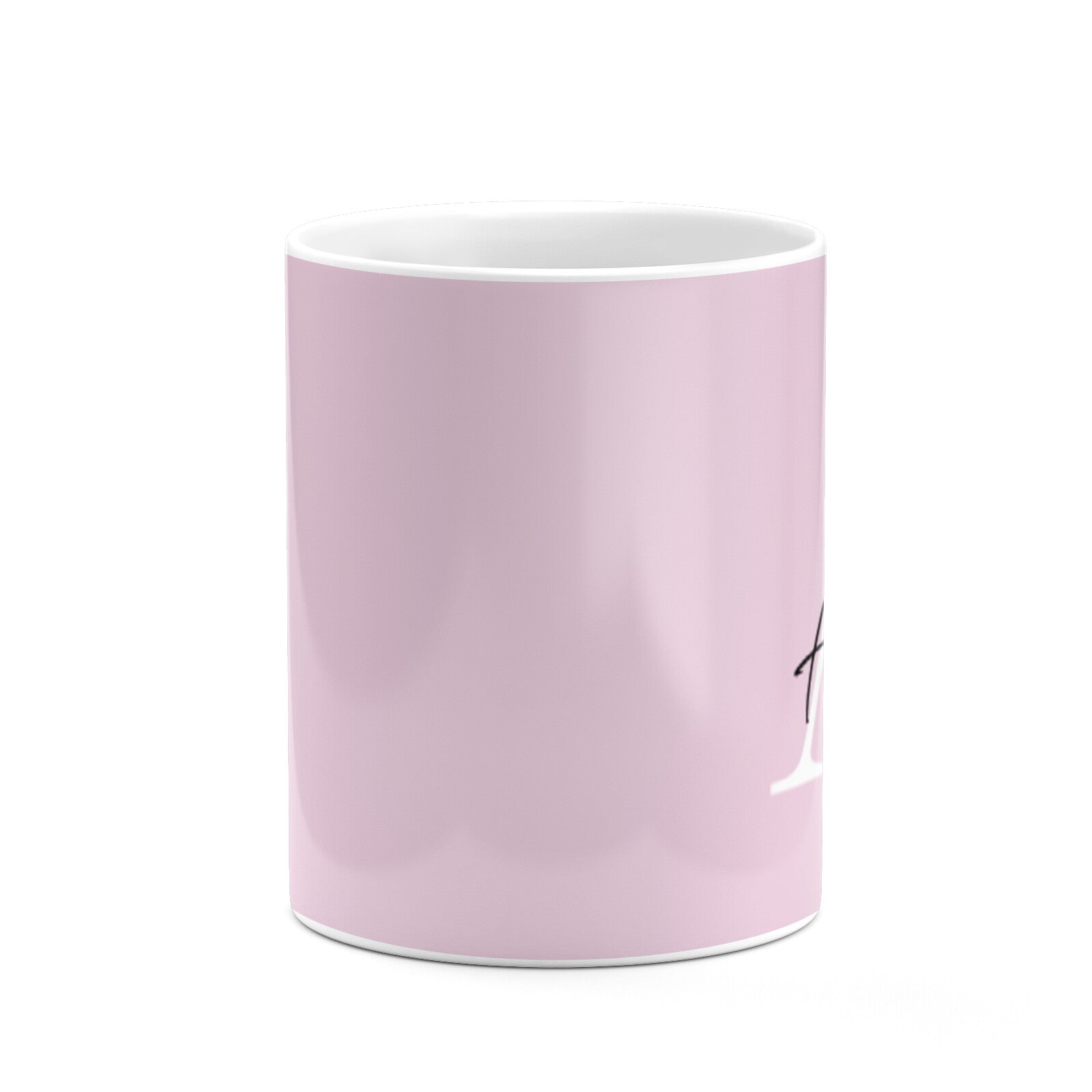 Pink Personalised Initial Name 10oz Mug Alternative Image 7