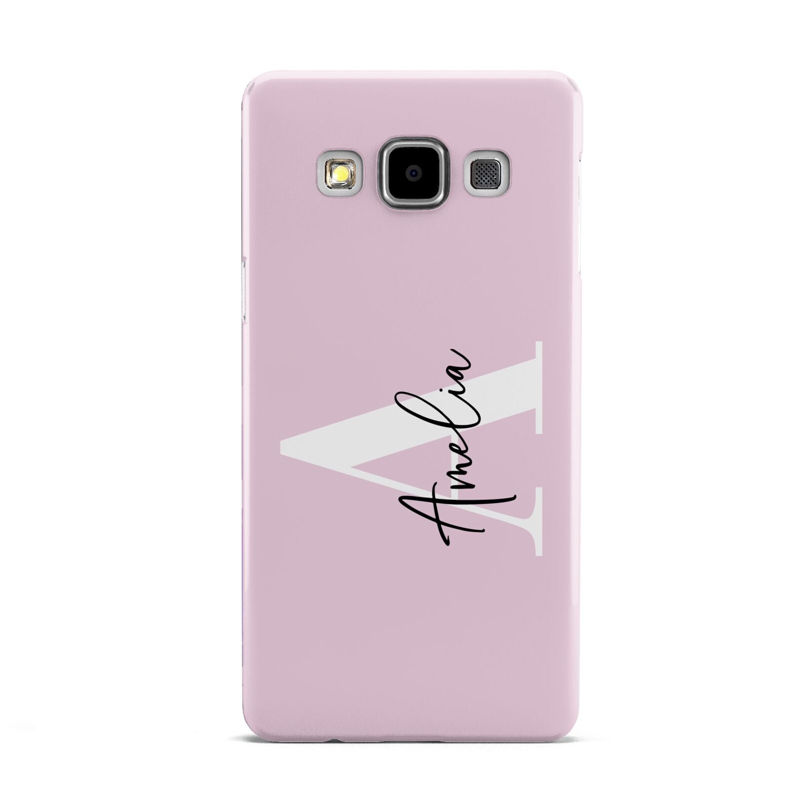 Pink Personalised Initial Name Samsung Galaxy A5 Case