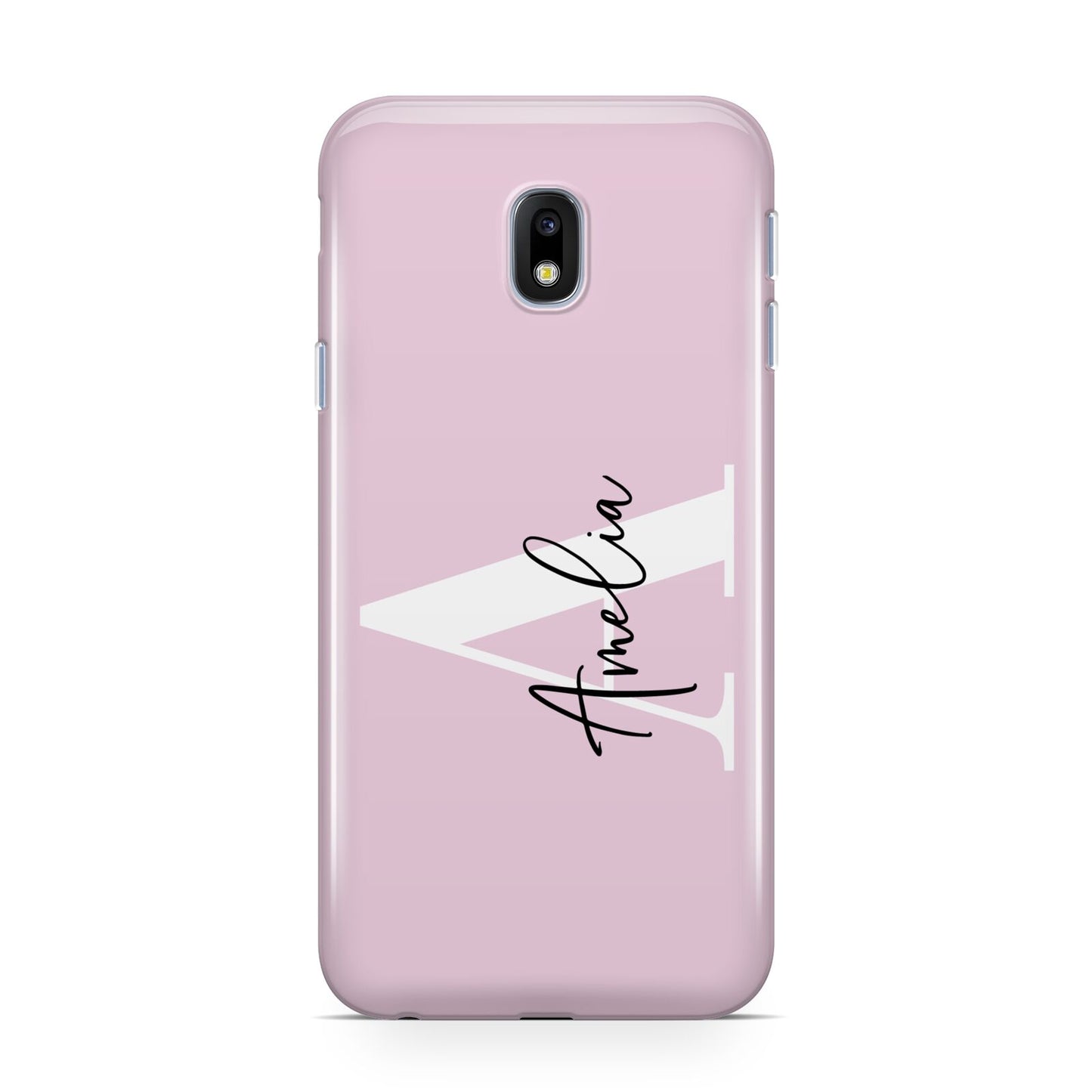 Pink Personalised Initial Name Samsung Galaxy J3 2017 Case