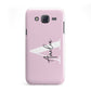 Pink Personalised Initial Name Samsung Galaxy J5 Case