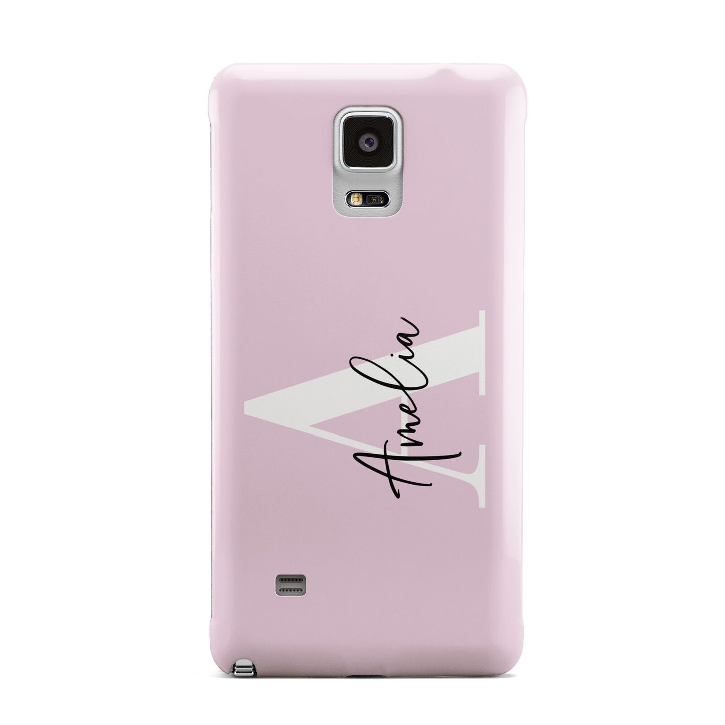 Pink Personalised Initial Name Samsung Galaxy Note 4 Case