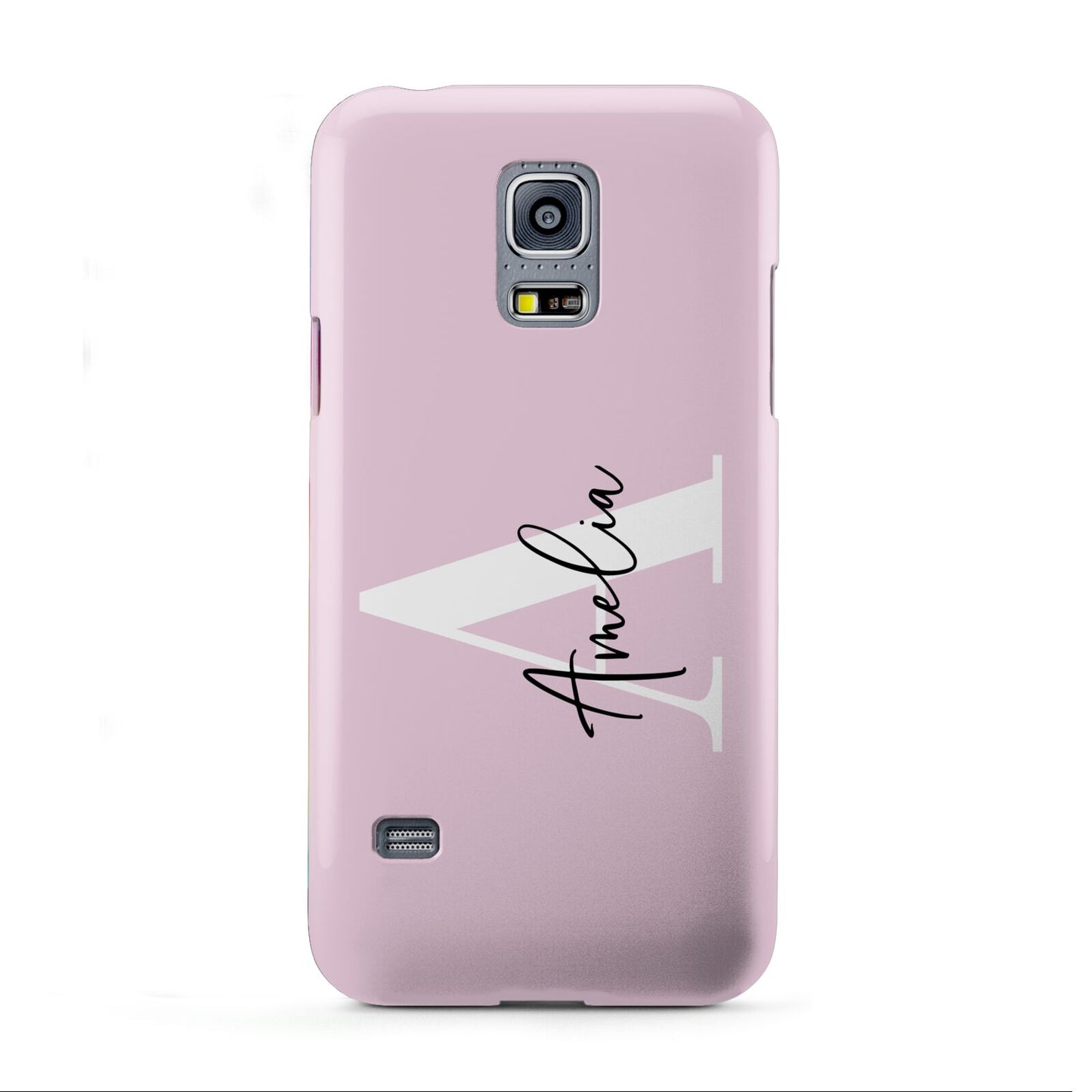 Pink Personalised Initial Name Samsung Galaxy S5 Mini Case