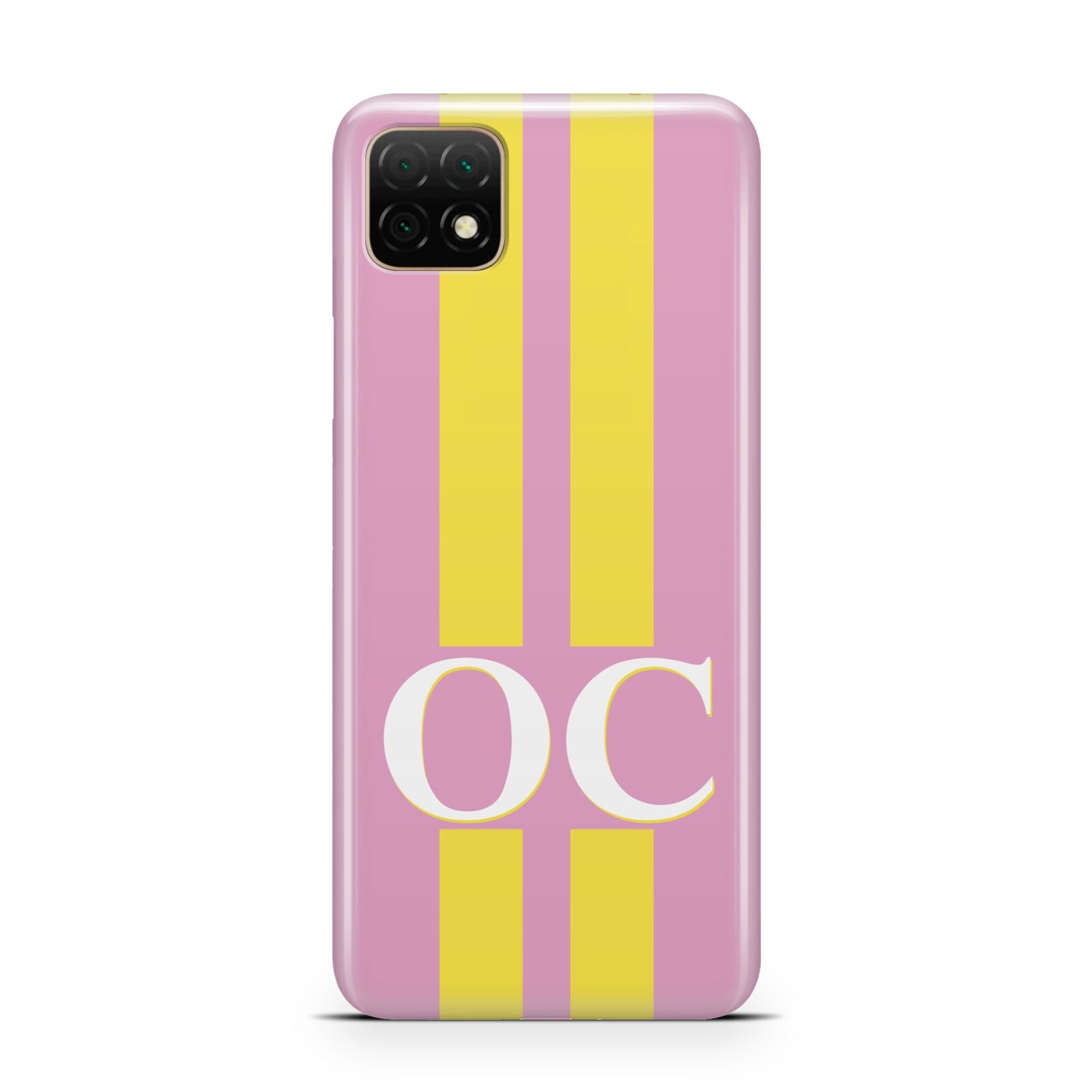 Pink Personalised Initials Huawei Enjoy 20 Phone Case