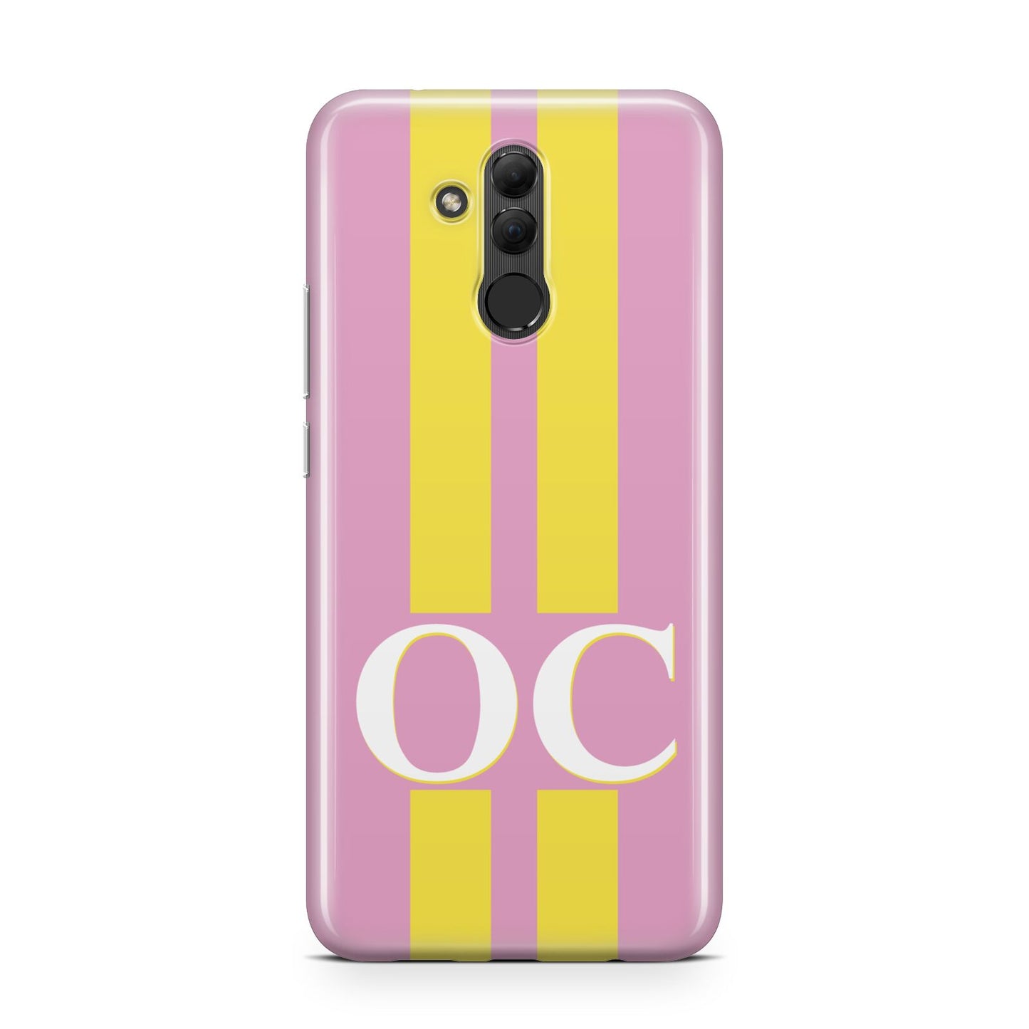 Pink Personalised Initials Huawei Mate 20 Lite