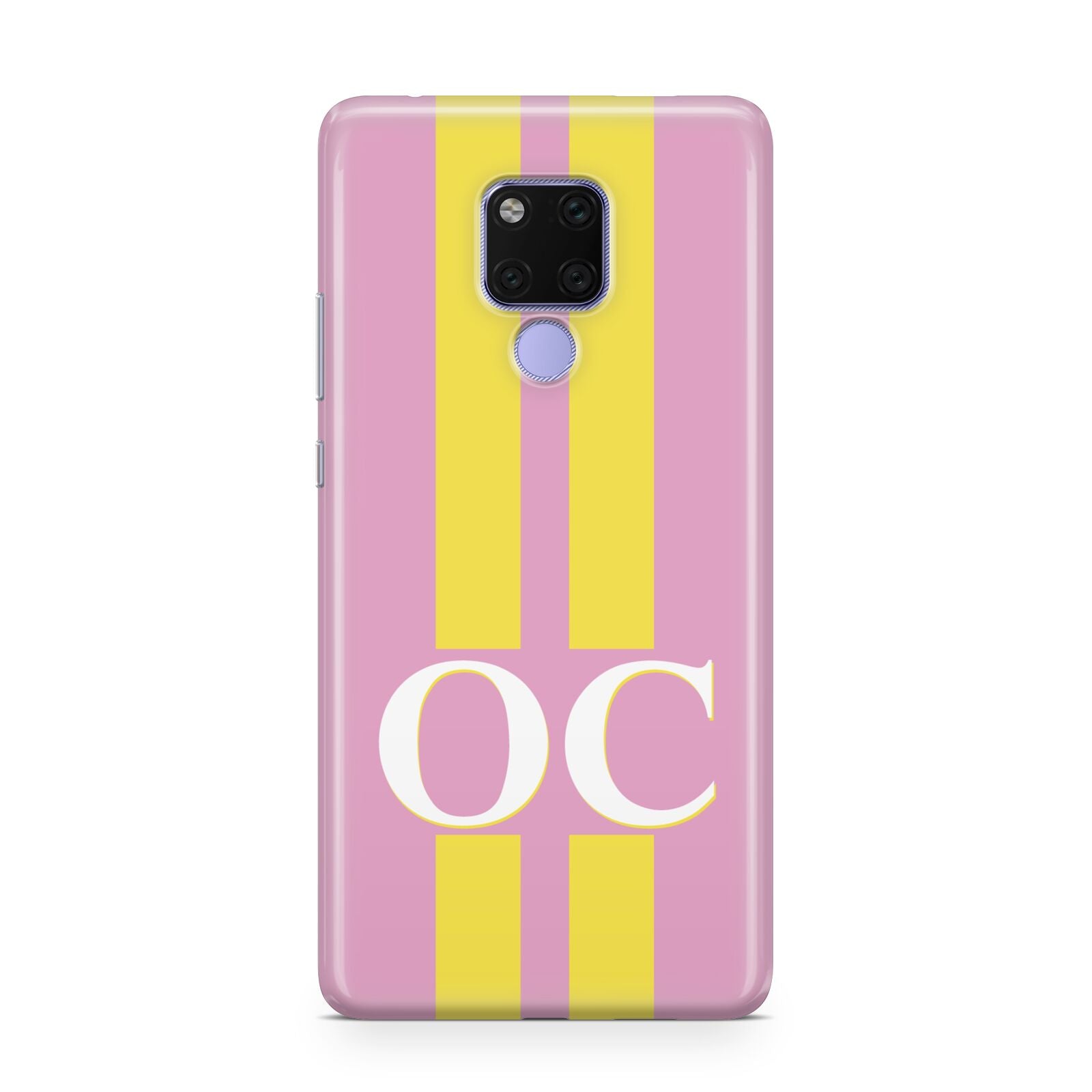 Pink Personalised Initials Huawei Mate 20X Phone Case
