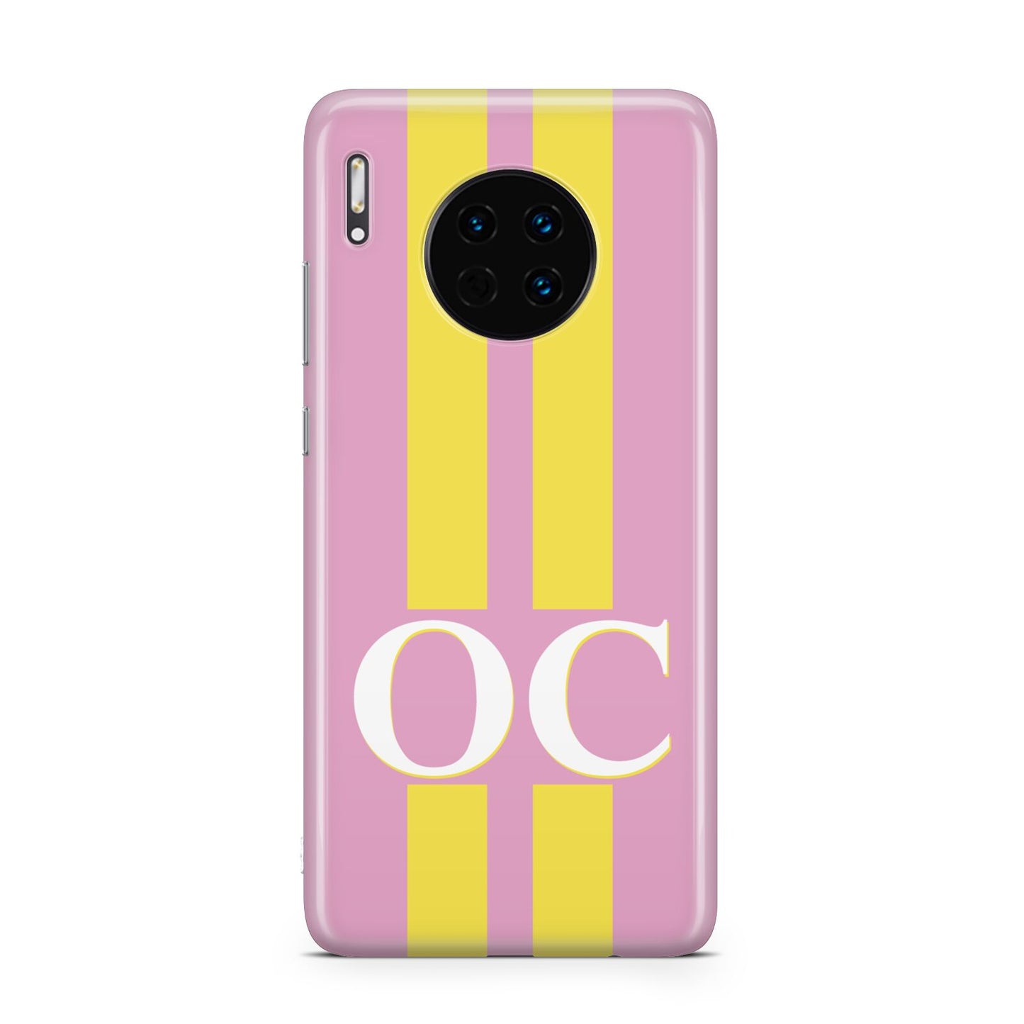 Pink Personalised Initials Huawei Mate 30