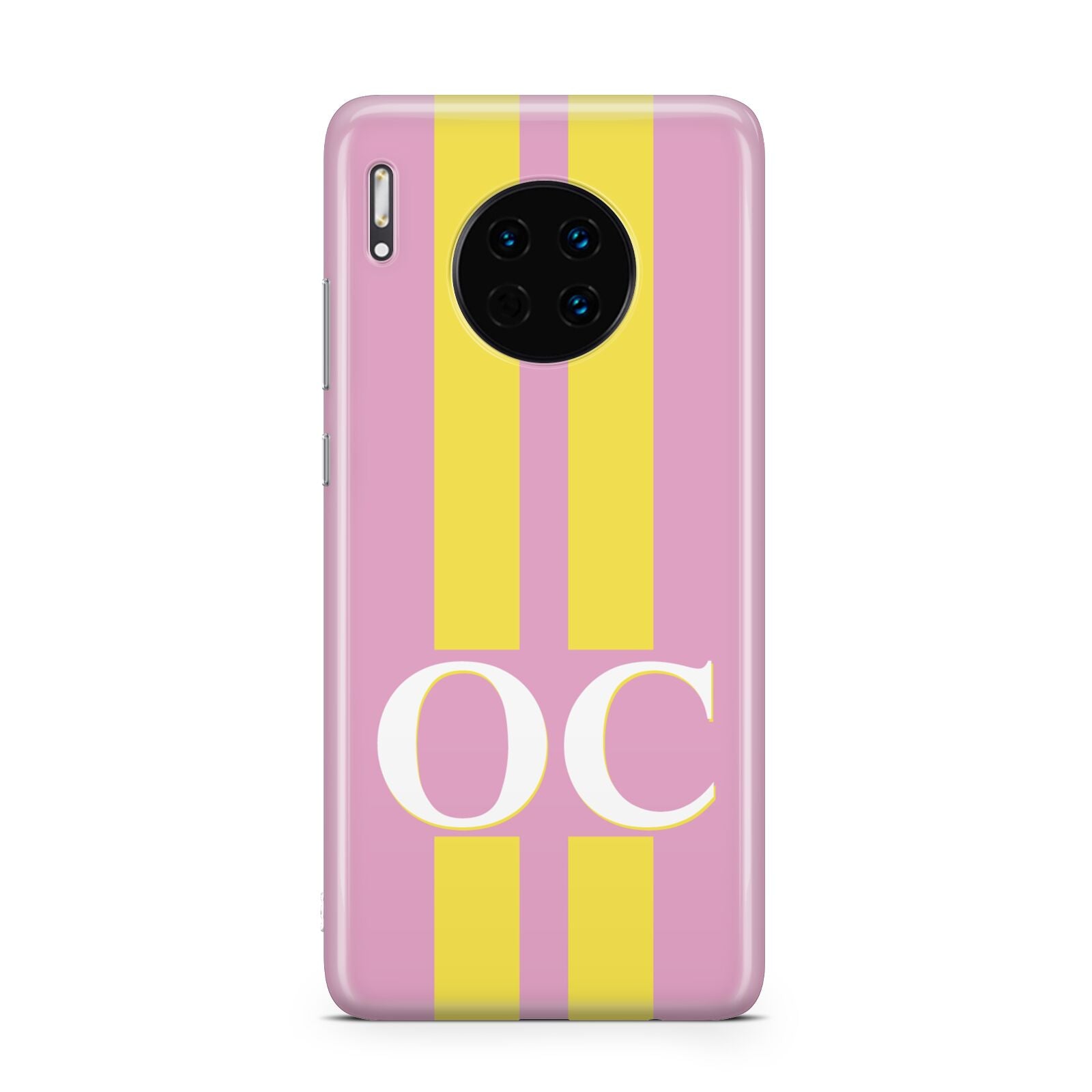 Pink Personalised Initials Huawei Mate 30