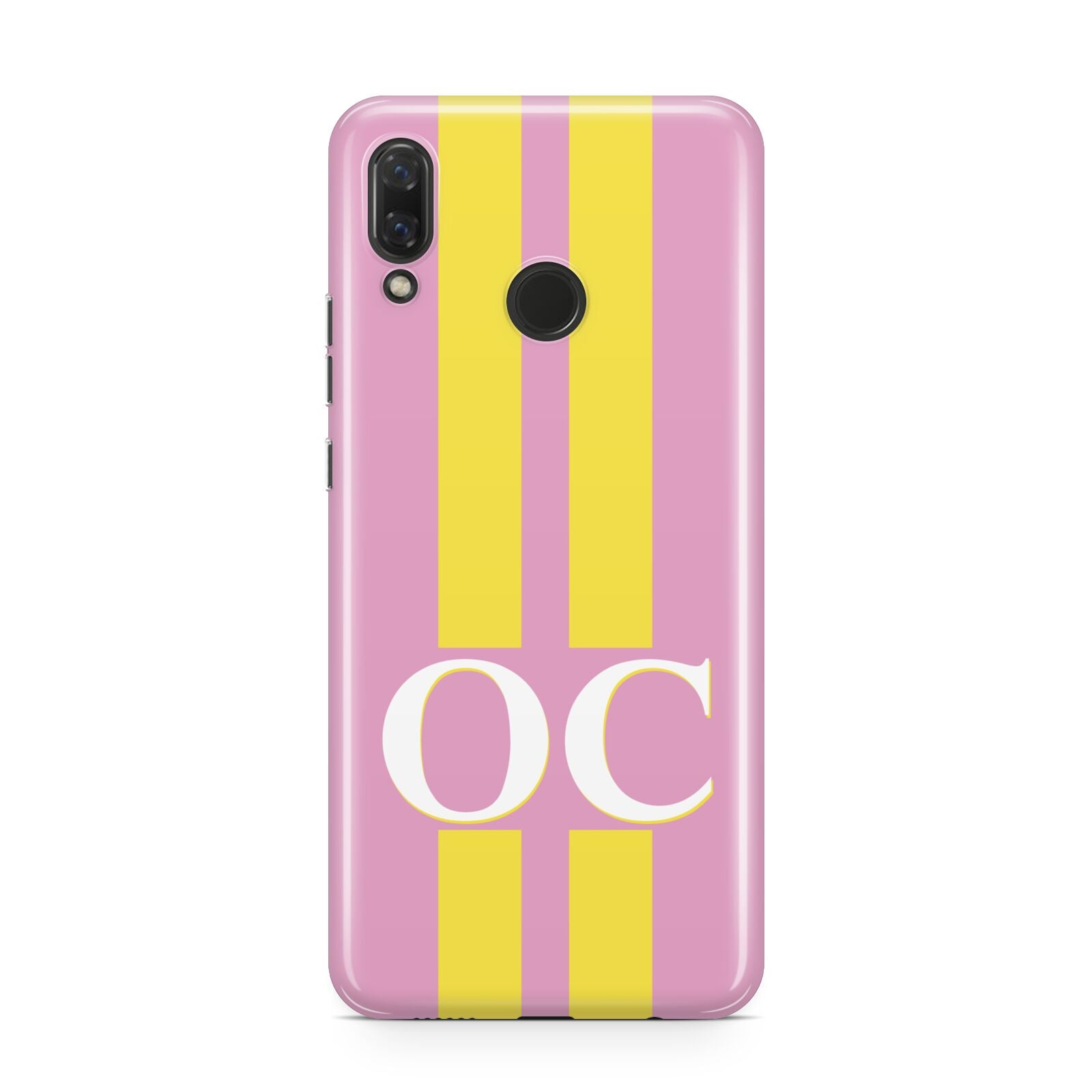 Pink Personalised Initials Huawei Nova 3 Phone Case