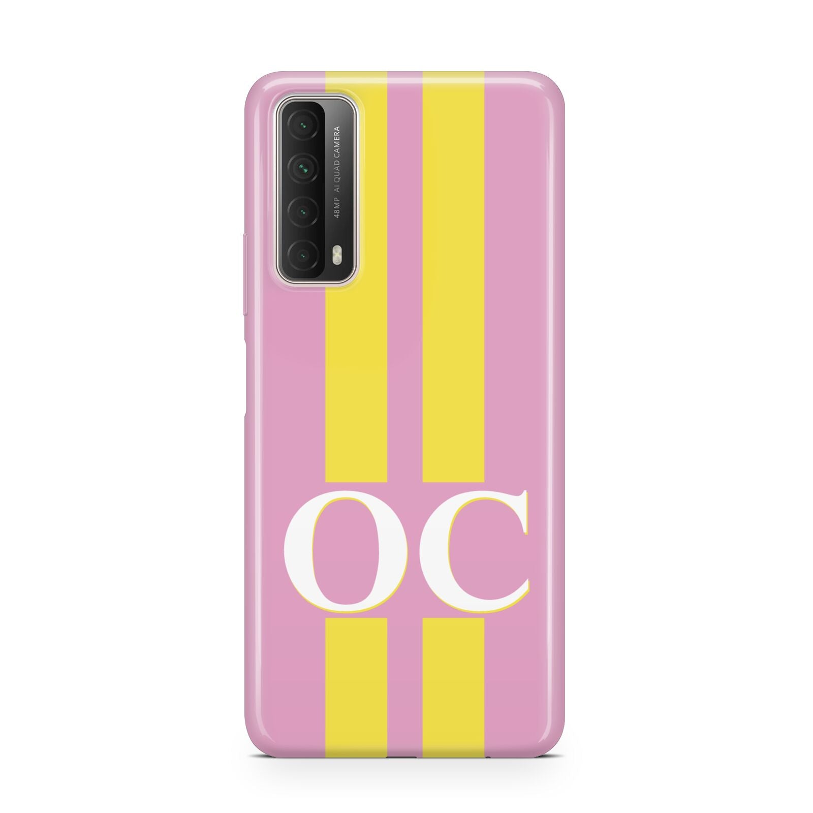 Pink Personalised Initials Huawei P Smart 2021