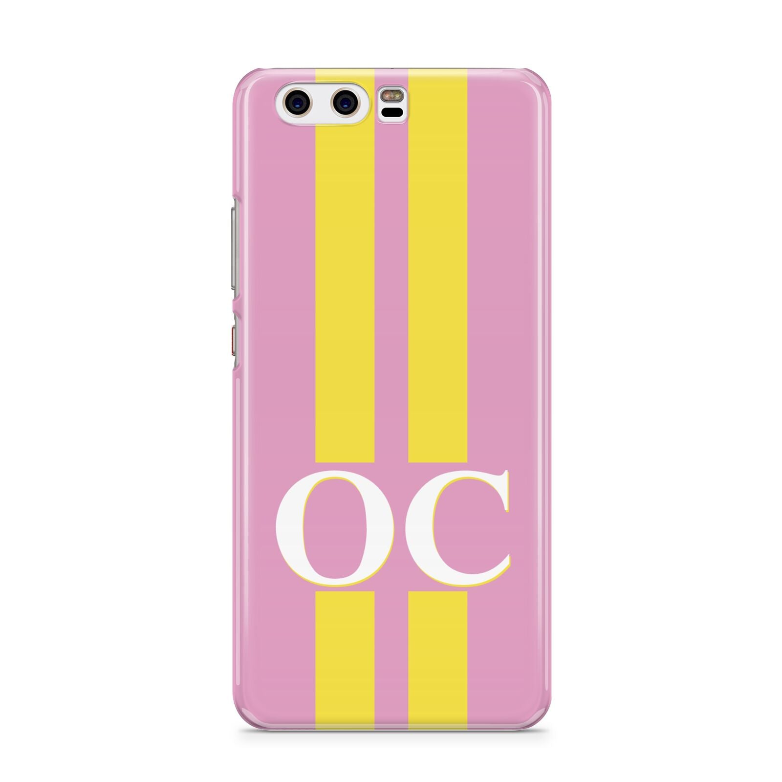 Pink Personalised Initials Huawei P10 Phone Case