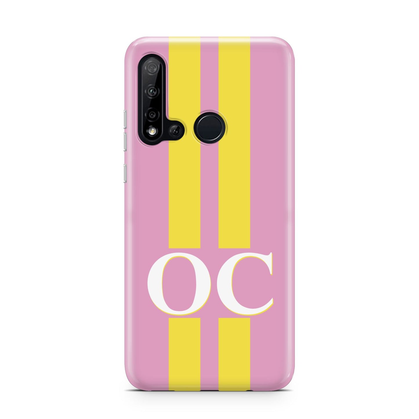 Pink Personalised Initials Huawei P20 Lite 5G Phone Case