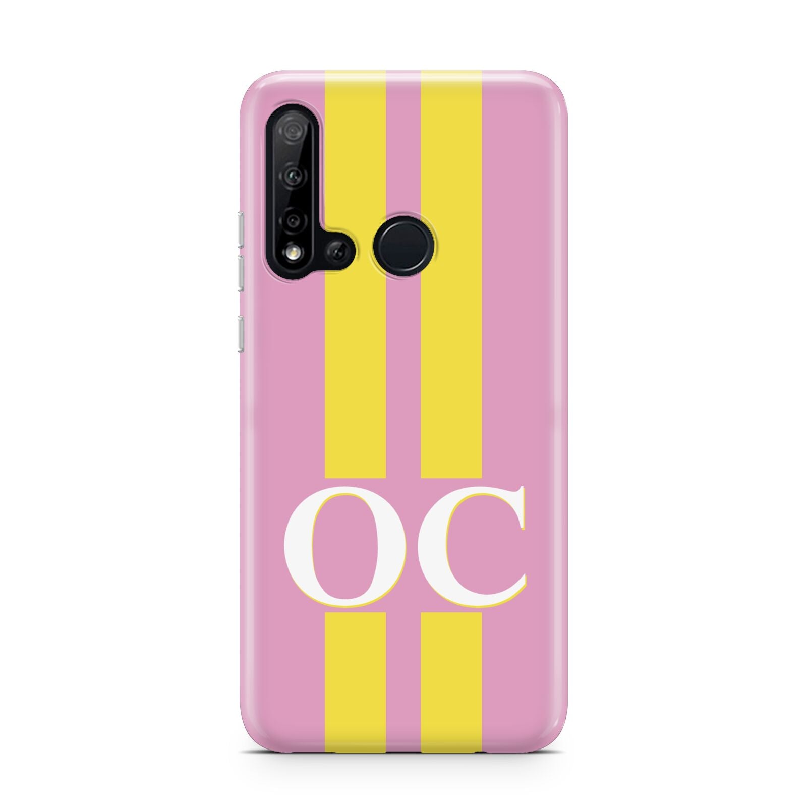 Pink Personalised Initials Huawei P20 Lite 5G Phone Case