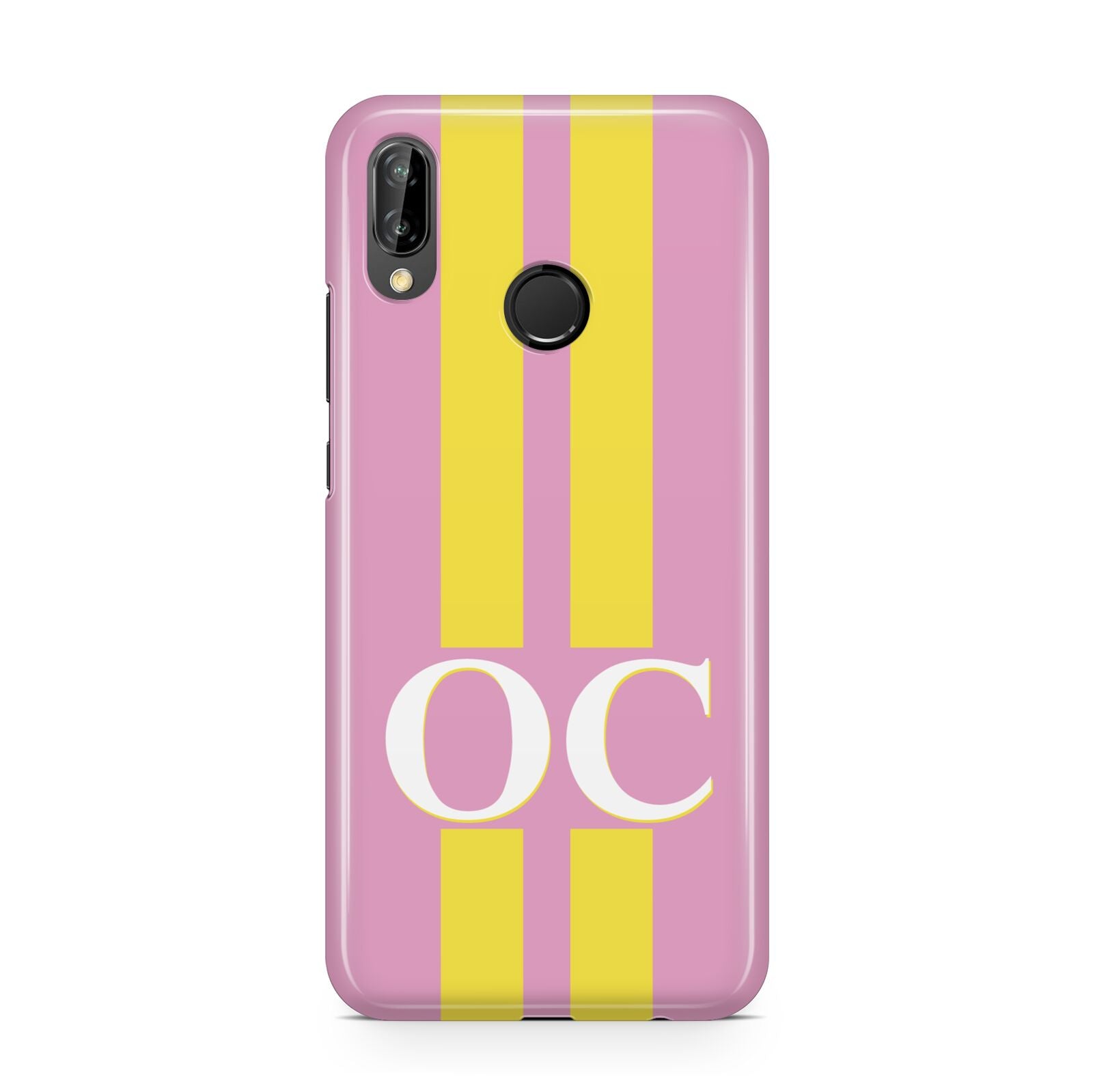 Pink Personalised Initials Huawei P20 Lite Phone Case
