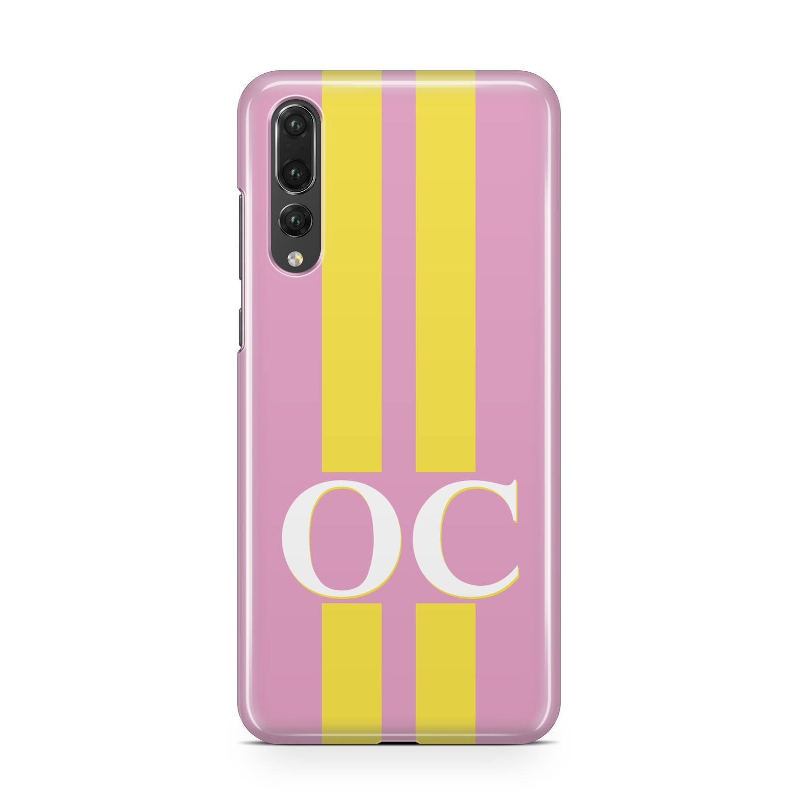 Pink Personalised Initials Huawei P20 Pro Phone Case
