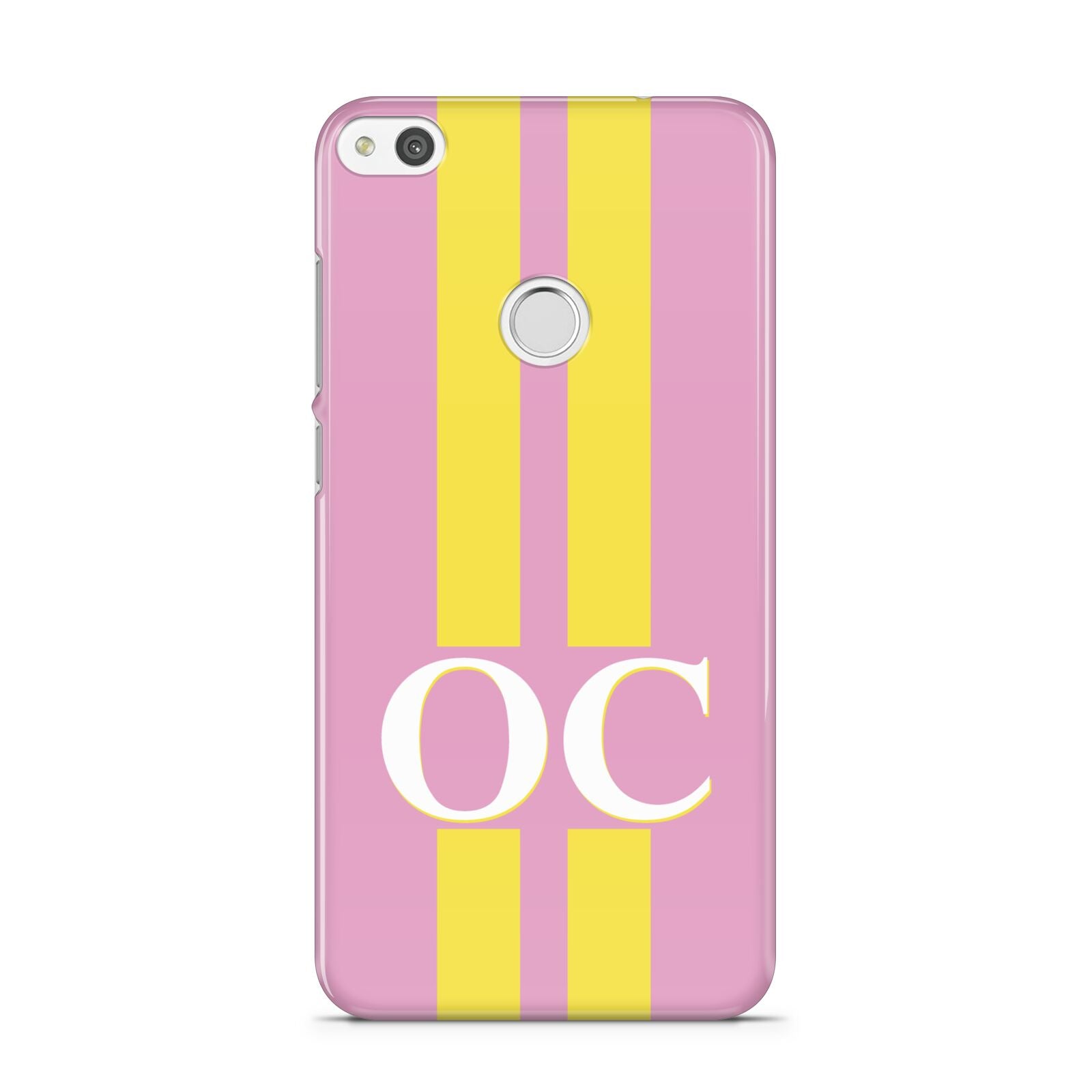 Pink Personalised Initials Huawei P8 Lite Case