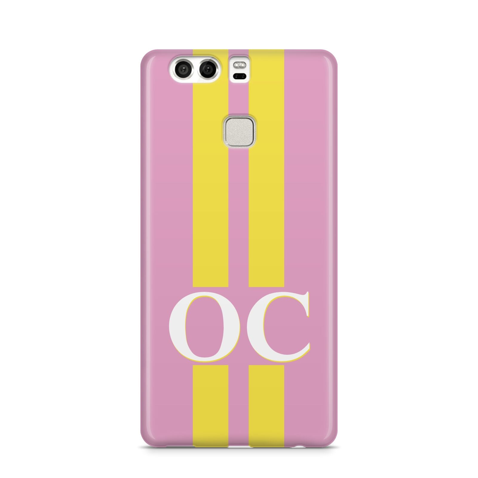 Pink Personalised Initials Huawei P9 Case