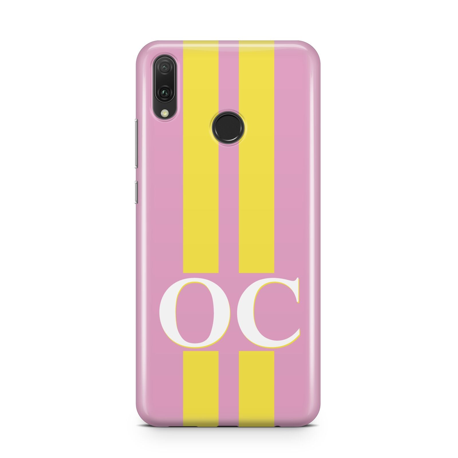 Pink Personalised Initials Huawei Y9 2019