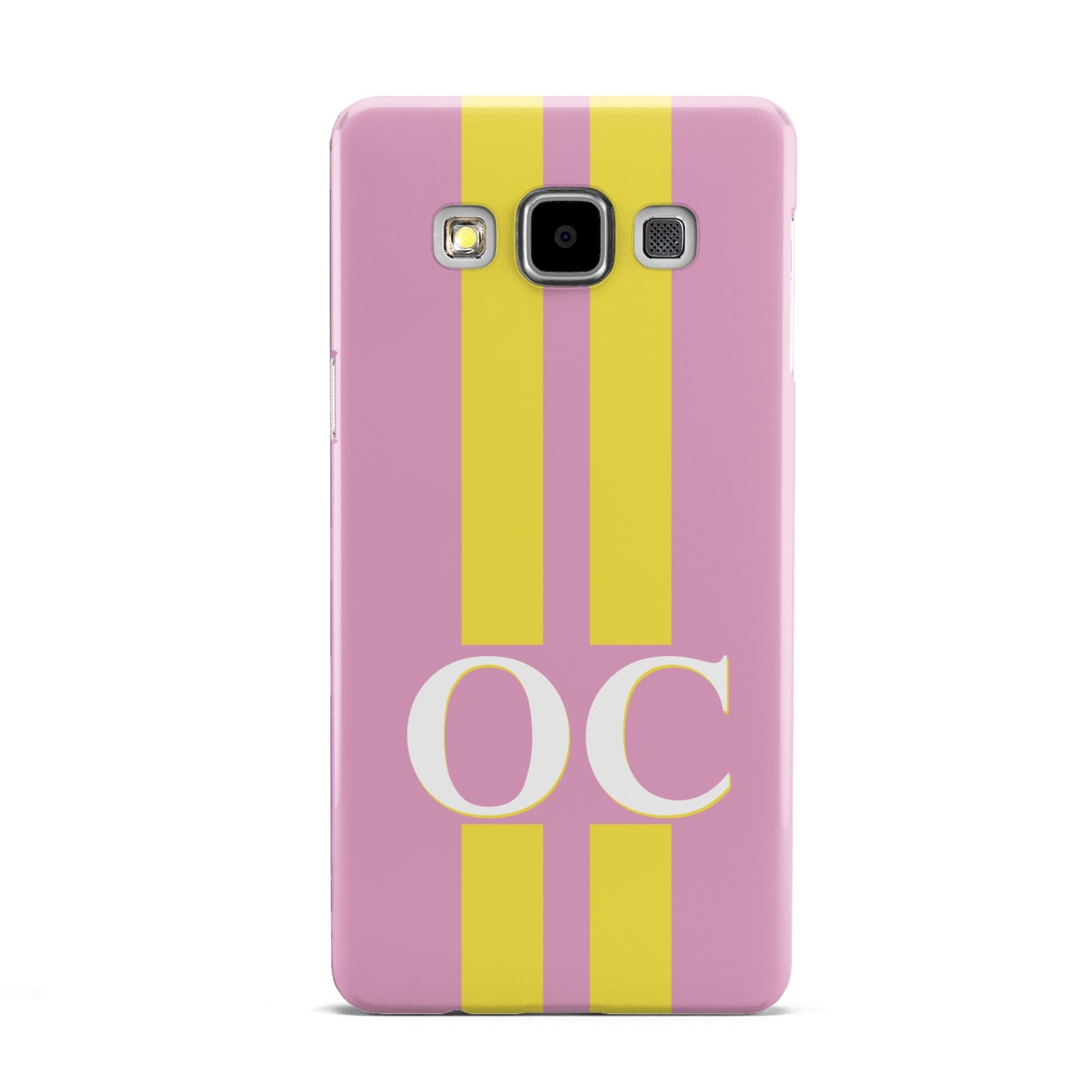 Pink Personalised Initials Samsung Galaxy A5 Case